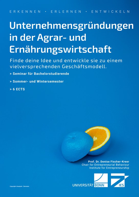 Unterenehmensgründungen in der Agrar und Ernährungswirtschaft